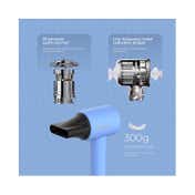 Tash Hair Airflow Fast Drying Hair Dryer With Advanced Ionic Technology (Sky)