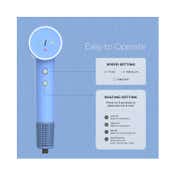 Tash Hair Airflow Fast Drying Hair Dryer With Advanced Ionic Technology (Sky)