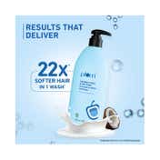 Plum Peptides Shampoo with Coconut Milk for Dry & Rough Hair 22x Softer Hair in 1 Wash (500 ml)
