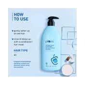Plum Peptides Shampoo with Coconut Milk for Dry & Rough Hair 22x Softer Hair in 1 Wash (500 ml)