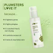 Plum Green Tea Alcohol-Free Face Toner for Oily Acneprone Skin Glycolic Acid Fights Pimples (150 ml)