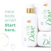 Dove Glow Recharge Exfoliating & Acne Clear Serum Body Wash Combo