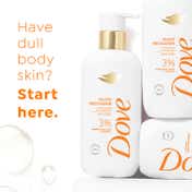 Dove Glow Recharge Exfoliating & Acne Clear Serum Body Wash Combo