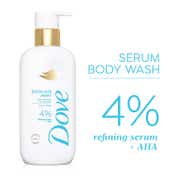 Dove Acne Clear Serum Body Wash + Exfoliate Away Serum Body Wash Combo