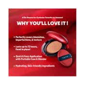 TIRTIR Mask Fit Red Mini Cushion - 17C Porcelain (4.5 g)