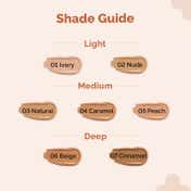The Derma Co 1% Hyaluronic Hydrating  High Coverage Foundation With SPF 40 PA+++ - Natural(18 ml)