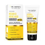Dr. Sheth's Kesar & Kojic Sunscreen SPF 50+ PA++++ In-Vivo Tested for Pigmentation-Free Skin (30g)