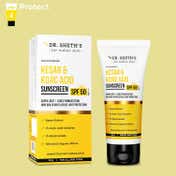Dr. Sheth's Kesar & Kojic Sunscreen SPF 50+ PA++++ In-Vivo Tested for Pigmentation-Free Skin (30g)