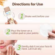 Mamaearth  Rice Water Dewy Face Toner with Rice Water & 4% Niacinamide for Glass Skin (150 ml)