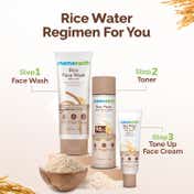Mamaearth Rice Water Tone Up Face Cream with Rice Water & Niacinamide for Glass Skin (50 g)