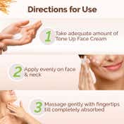 Mamaearth Rice Water Tone Up Face Cream with Rice Water & Niacinamide for Glass Skin (50 g)