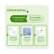 The Derma Co 5% Nia-Ceramide Mattifying Moisturizer (100 g)