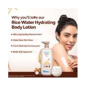 Mamaearth Rice Water Hydrating Body Lotion For Dewy Glass Skin (400 ml)