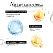 Novology SPF 50 PA++++ Hydrating Sheer Sunscreen,100 hours Hydration, Non Sticky,With Vitamin C (50g)