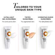 Novology SPF 50 PA++++ Hydrating Sheer Sunscreen No White Cast Broad Spectrum Protection (50 g)