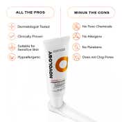 Novology SPF 50 PA++++ Hydrating Sheer Sunscreen No White Cast Broad Spectrum Protection (50 g)