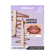 Sheglam Glam 101 Lipstick & Liner Duo - Deep Caramel (1.05 g)