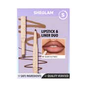 Sheglam Glam 101 Lipstick & Liner Duo - Warm Nutmeg (1.05 g)