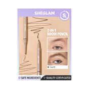 Sheglam Brows On Demand 2-In-1 Brow Pencil - Taupe (0.4 g)