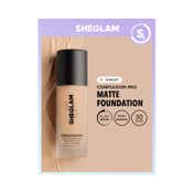 Sheglam Complexion Pro Long Lasting Breathable Matte Foundation - Wheat (30 ml)