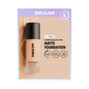 Sheglam Complexion Pro Long Lasting Breathable Matte Foundation - Nude (30 ml)