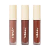 Sheglam Matte Allure Mini Liquid Lipstick Set - Nude Beach (3 pcs)