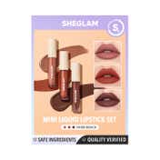 Sheglam Matte Allure Mini Liquid Lipstick Set - Nude Beach (3 pcs)