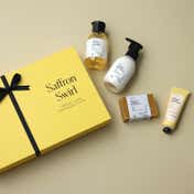 Brillare Saffron Swirl Bath and Body Care Gift Box (4 pcs)
