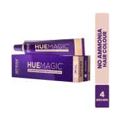 Streax Professional HueMagic Permanent Hair Color - Brown 4 (90 g)