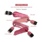 KIRO Four Play Non-Stop Airy Matte Liquid Lip - Paramount Pink (6 ml)