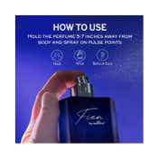 mCaffeine Fien Magnetic Perfume for Men Aquatic EDP (100 ml)