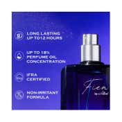 mCaffeine Fien Magnetic Perfume for Men Aquatic EDP (100 ml)