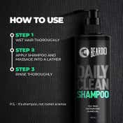 Beardo Deep Clean Shampoo with Tea Tree Peppermint and Charcoal (200 ml)