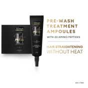 Tresemme Silk Press Pre-Wash Treatment Ampoules 4's & Finisher Serum (38 ml) Combo