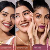 Mamaearth Moisture Matte Long Stay Lipstick Gift Set - Nude Perfection (3 pcs)