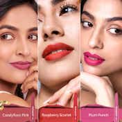 Mamaearth Moisture Matte Long Stay Lipstick Gift Set - Bright and Bold (3 pcs)
