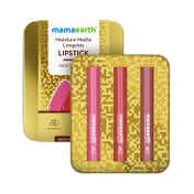 Mamaearth Moisture Matte Long Stay Lipstick Gift Set - Bright and Bold (3 pcs)