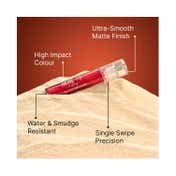 Swiss Beauty Here To Stay Liquid Matte Lipstick with Kiss Proof Formula - Shocking Pink (3 ml)