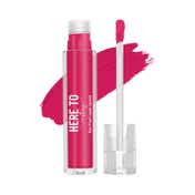 Swiss Beauty Here To Stay Liquid Matte Lipstick with Kiss Proof Formula - Shocking Pink (3 ml)