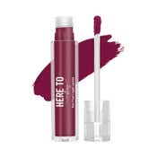 Swiss Beauty Here To Stay Liquid Matte Lipstick with Kiss Proof Formula - ⁠Fine Wine (3 ml)