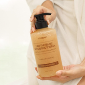 Kundal Eau Thermale Spa Scrub Body Wash Cozy Darjeeling (500 ml)