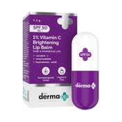 The Derma Co 1% Vitamin C Brightening Lip Balm - Clear (4.5 g)