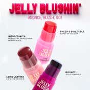 Makeup Revolution Jelly Blush Stick Lip And Cheek Stain - Cherry Red (5.5 g)