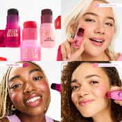 Makeup Revolution Jelly Blush Stick Lip And Cheek Stain - Cherry Red (5.5 g)