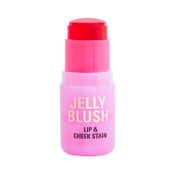 Makeup Revolution Jelly Blush Stick Lip And Cheek Stain - Strawberry Pink (5.5 g)