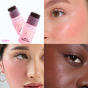 Makeup Revolution Jelly Blush Stick Lip And Cheek Stain - Peach Orange (5.5 g)