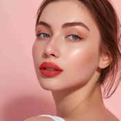LN Pro Passion Glaze Serum Balmy Lipstick - 107 Cloud Rose (3 g)