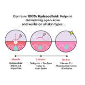 Gush Beauty Dart It Hydrocolloid Pimple Patches for Healing Acne, Zits and Blemishes - Super Star (5 Colors)