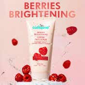 mCaffeine Berries Brightening Coffee Face Scrub for Glow (75 g)