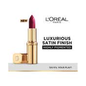 L'Oreal Paris Color Riche Satin Lipstick - 124 S'il Vous Plait (4.3 g)